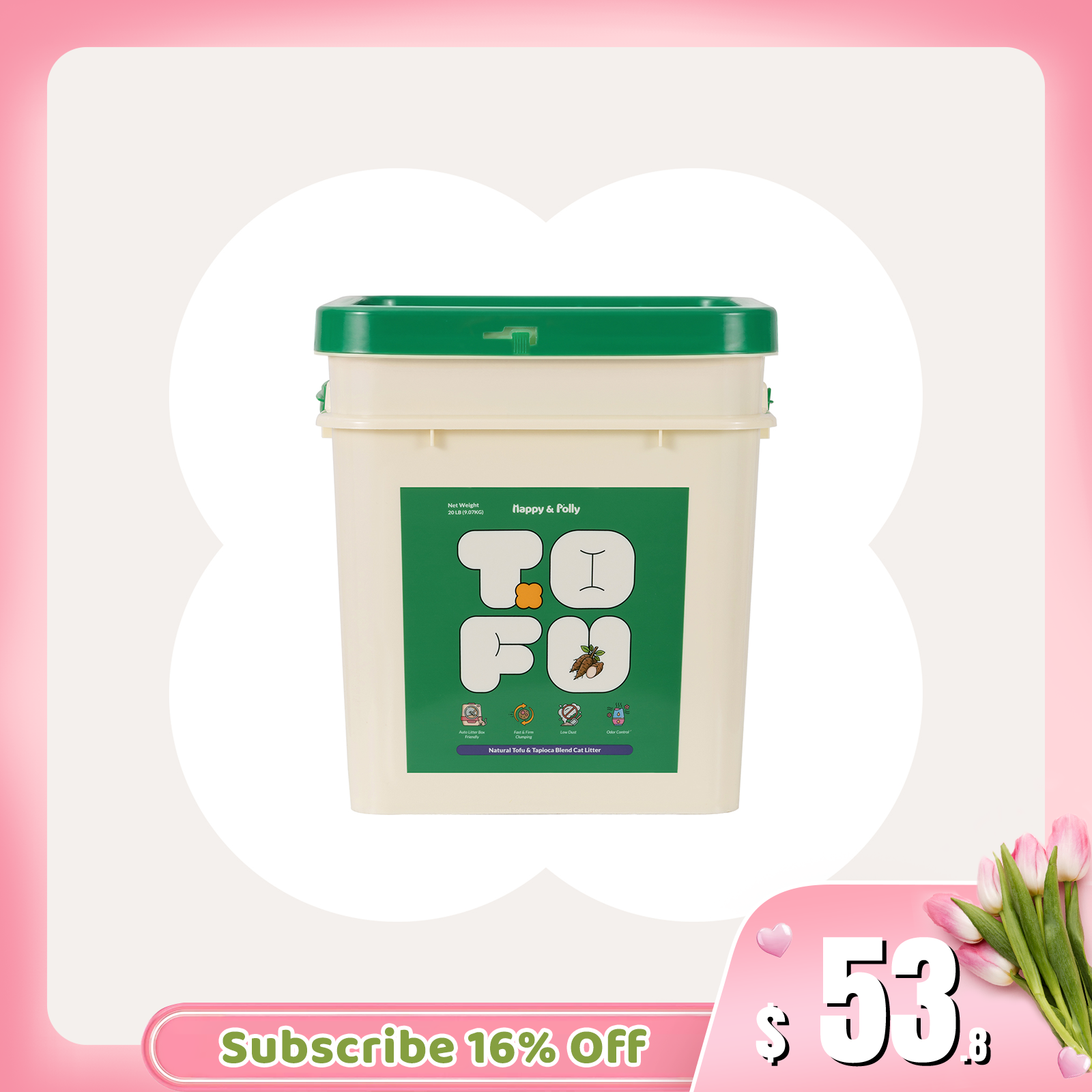 Tofu & Cassava Natural Cat Litter